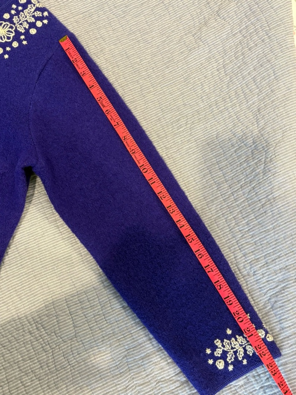 Embroidered Wool Zip Jacket - Picture 11 of 13